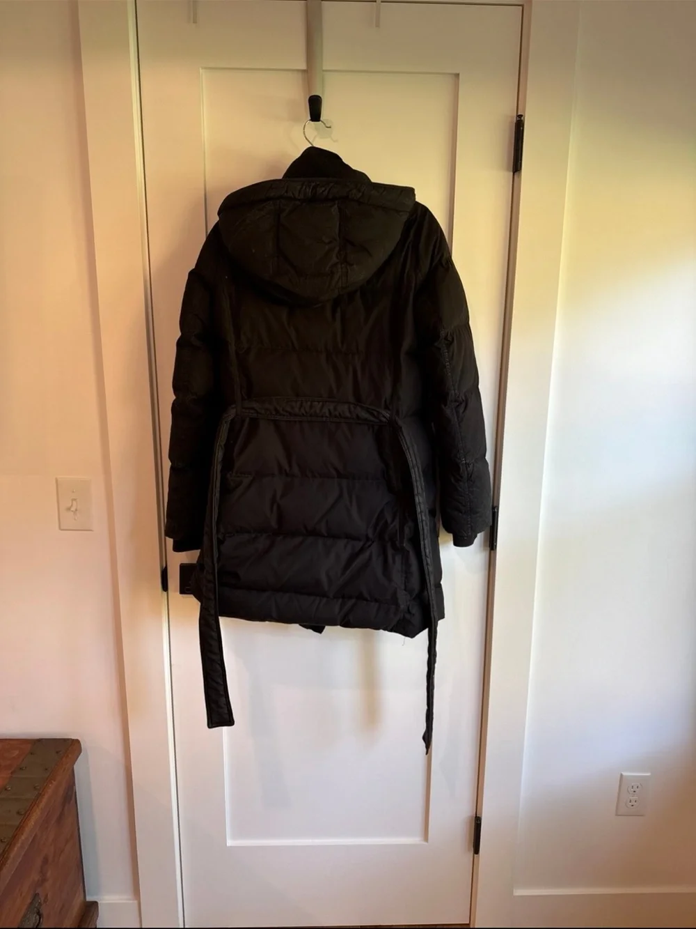 Women's JCrewBlack Puffer Coat with Hood